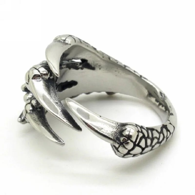 Demonia Eagle Claw Stainless Steel Ring