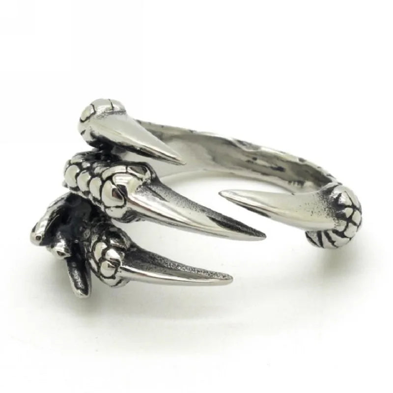 Demonia Eagle Claw Stainless Steel Ring