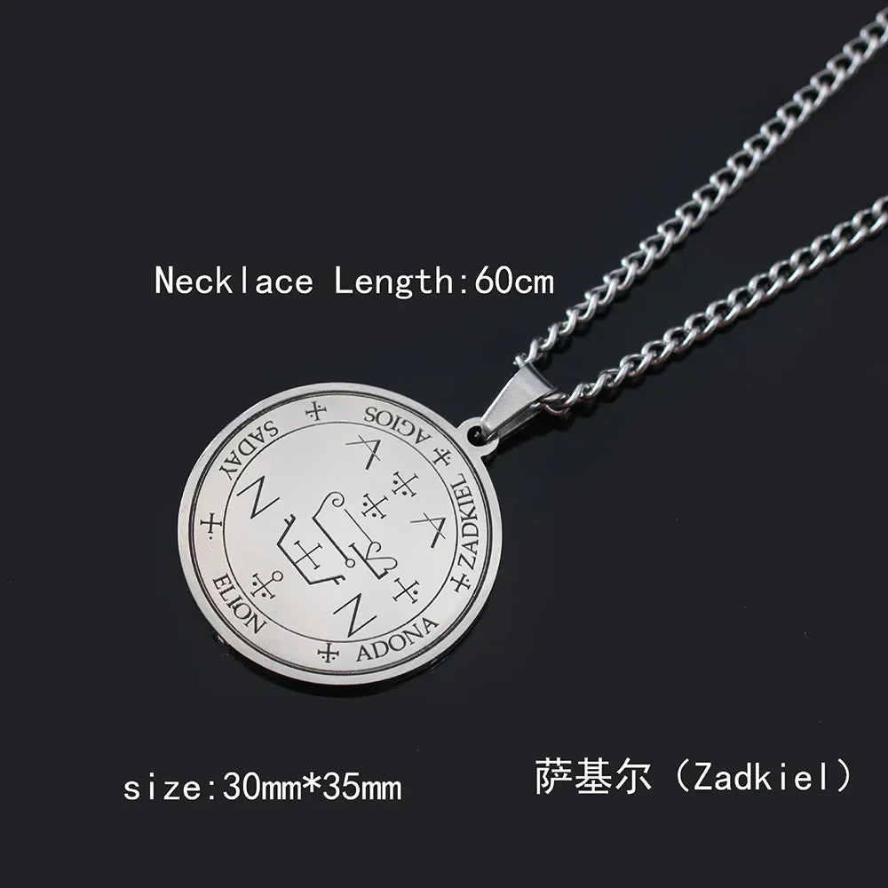 Demonia Archangel Vintage Pendant Necklace