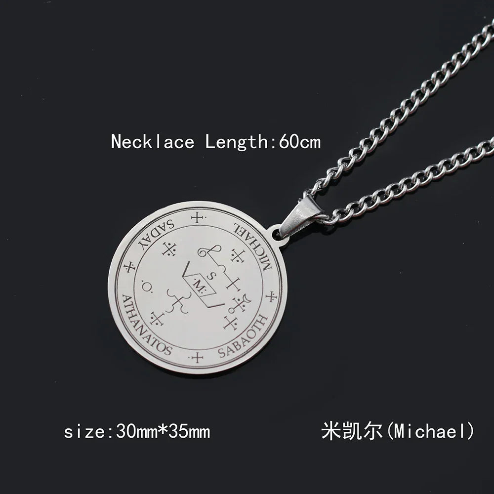 Demonia Archangel Vintage Pendant Necklace