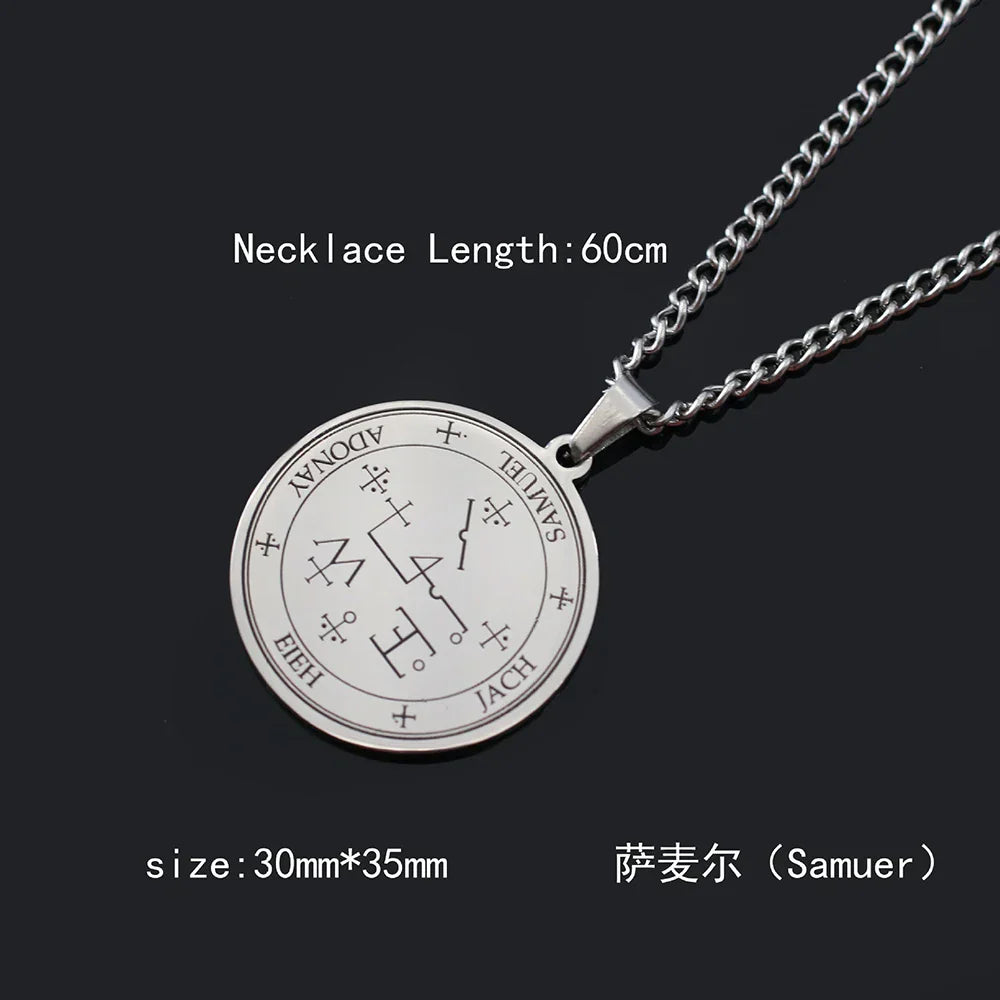 Demonia Archangel Vintage Pendant Necklace