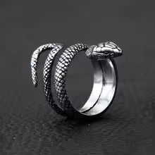 Demonia Vintage Snake Ring