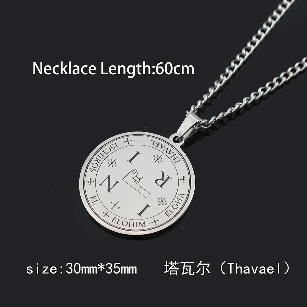 Demonia Archangel Vintage Pendant Necklace