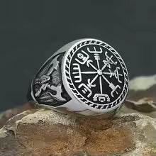 Demonia Viking Compass Ring