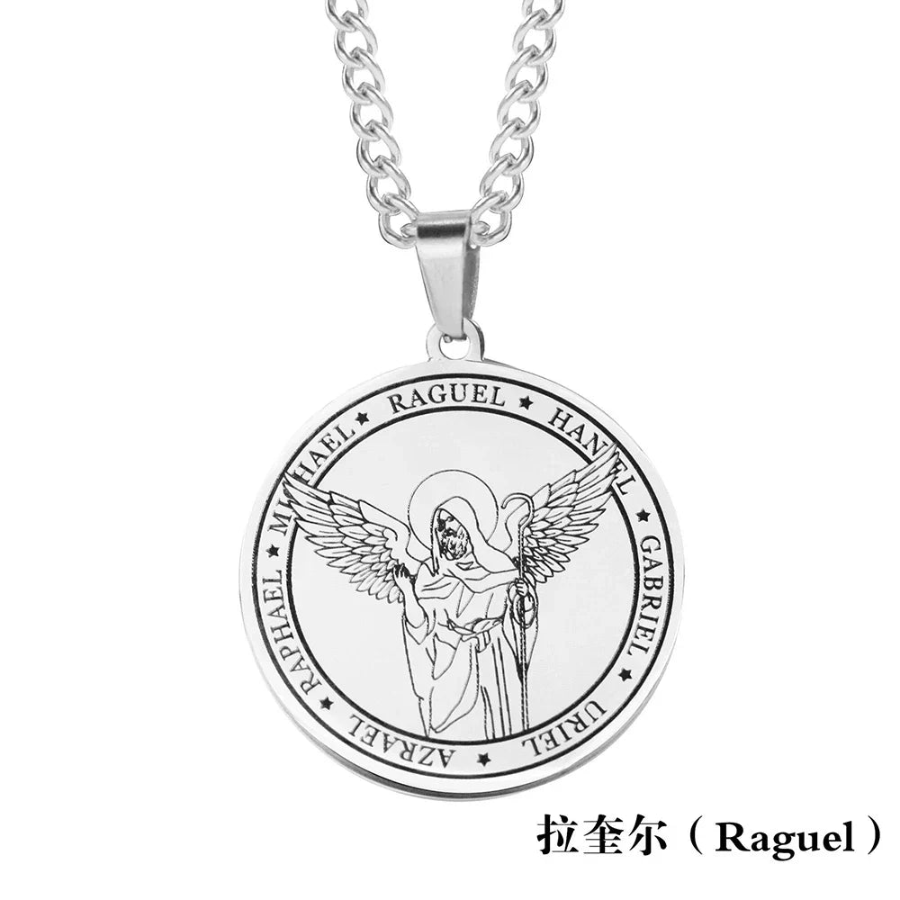 Demonia Archangel Magic Circle Necklace