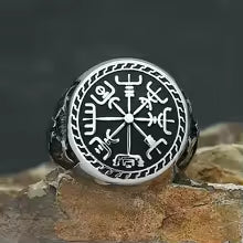 Demonia Viking Compass Ring