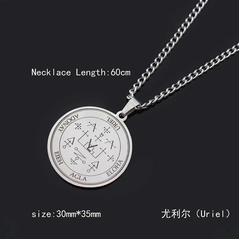 Demonia Archangel Vintage Pendant Necklace