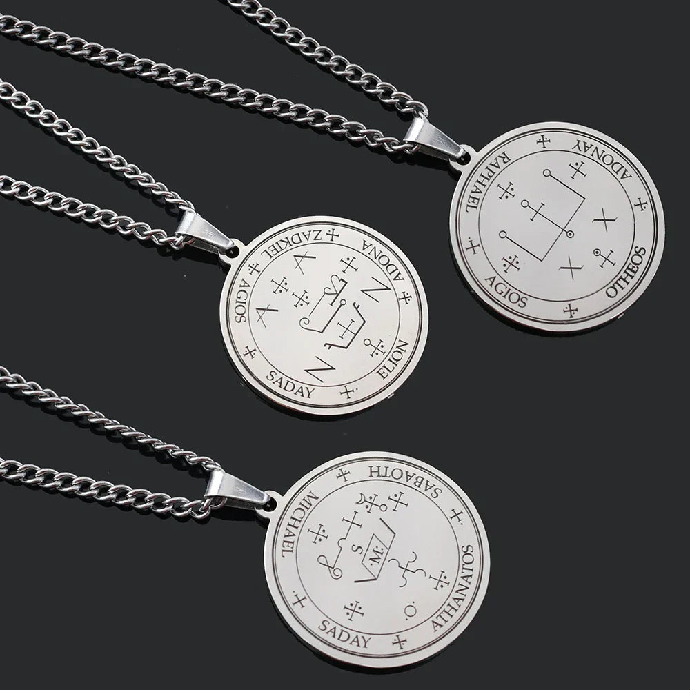 Demonia Archangel Vintage Pendant Necklace