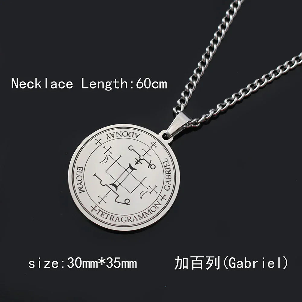 Demonia Archangel Vintage Pendant Necklace